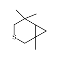 2,2,6-trimethyl-4-thiabicyclo[4.1.0]heptane Structure