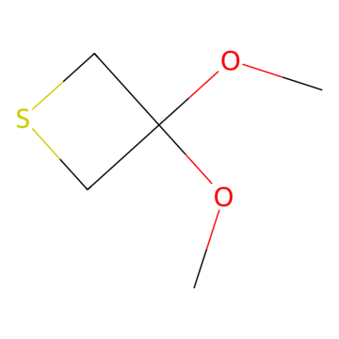 3,3-Dimethoxythietane Structure