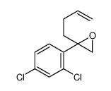 2-but-3-enyl-2-(2,4-dichlorophenyl)oxirane结构式