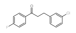 3-(3-CHLOROPHENYL)-4'-FLUOROPROPIOPHENONE图片