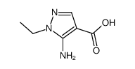 5-AMINO-1-ETHYL-PYRAZOLE-4-CARBOXYLIC ACID structure