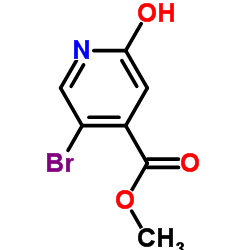 Methyl 5-bromo-2-hydroxyisonicotinate structure