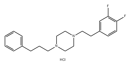 Piperazine, 1-[2-(3,4-difluorophenyl)ethyl]-4-(3-phenylpropyl)-, dihydrochloride picture