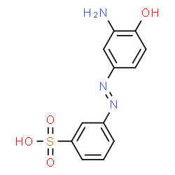 m-[(3-amino-4-hydroxyphenyl)azo]benzenesulphonic acid picture