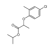 isopropyl 2-(4-chloro-2-methylphenoxy)propionate structure