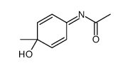 N-(4-hydroxy-4-methylcyclohexa-2,5-dien-1-ylidene)acetamide结构式