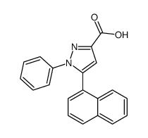 5-naphthalen-1-yl-1-phenylpyrazole-3-carboxylic acid图片