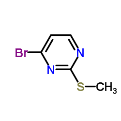 4-Bromo-2-(methylsulfanyl)pyrimidine Structure