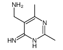 5-(aminomethyl)-2,6-dimethylpyrimidin-4-amine结构式