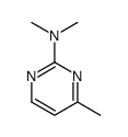 2-Pyrimidinamine, N,N,4-trimethyl结构式