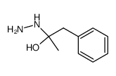 2-Hydrazino-1-phenyl-propan-2-ol Structure