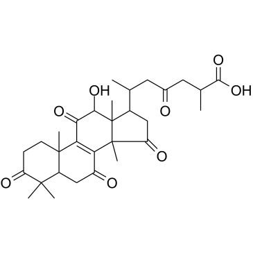 去乙酰基灵芝酸F结构式