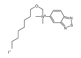 (2,1,3-Benzothia(S IV)diazol-5-yl)dimethyloctoxymethylammonium iodide Structure