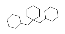 1,1-bis(cyclohexylmethyl)cyclohexane Structure