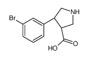 (3S,4R)-4-(3-bromophenyl)pyrrolidine-3-carboxylic acid picture