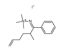 iodure d'N,N,N-trimethylhydrazonium de methyl-2 phenyl-1 hexene-5 one Structure