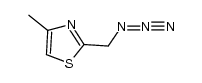 2-(azidomethyl)-4-methylthiazole Structure