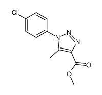 1-(4-氯苯基)-5-甲基-1,2,3-三唑-4-甲酸甲酯图片