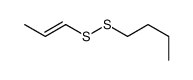 1-(prop-1-enyldisulfanyl)butane结构式