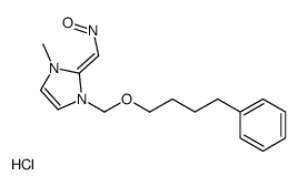 [(Z)-[1-methyl-3-(4-phenylbutoxymethyl)imidazol-2-ylidene]methyl]-oxoazanium,chloride结构式