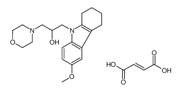 but-2-enedioic acid, 2-[6-methoxy-2-(morpholin-4-ylmethyl)-1,2,3,4-tet rahydrocarbazol-9-yl]ethanol picture