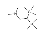 N-[2,2-bis(trimethylsilyl)ethyl]dimethylamine Structure