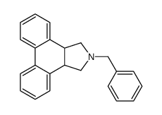 2-Benzyl-2,3,3a,11b-tetrahydro-1H-dibenzo[e,g]isoindole结构式