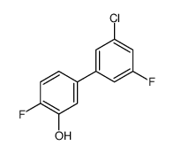 5-(3-chloro-5-fluorophenyl)-2-fluorophenol结构式