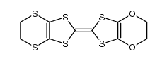 4,5-ethylenedioxy-4',5'-ethylenedithiotetrathiafulvalene结构式