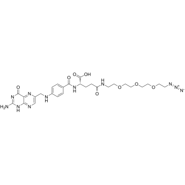 Folate-PEG3-azide图片