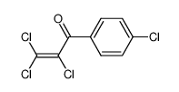 1-(4-chlorophenyl)-2,3,3-trichloro-1-oxopropene Structure