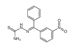 2-((3-nitrophenyl)(phenyl)methylene)hydrazine-1-carbothioamide Structure