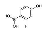 2-氟-4-羟基苯硼酸结构式