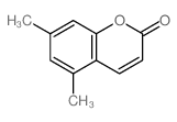 2H-1-Benzopyran-2-one,5,7-dimethyl-结构式