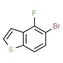 5-bromo-4-fluorobenzo[b]thiophene结构式