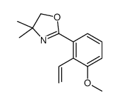 2-(2-ethenyl-3-methoxyphenyl)-4,4-dimethyl-5H-1,3-oxazole Structure