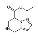 ethyl 4,5,6,7-tetrahydropyrazolo[1,5-a]pyrazine-7-carboxylate Structure