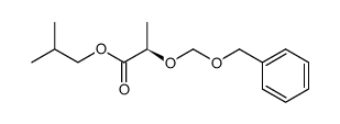 2-Methylpropyl (R)-2-(benzyloxymethoxy)propanoate Structure