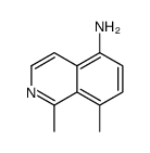 5-Isoquinolinamine,1,8-dimethyl-(9CI)结构式