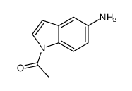 1-(5-amino-1H-indol-1-yl)ethanone Structure