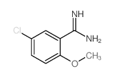 5-Chloro-2-methoxybenzimidamide Structure