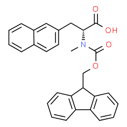 Fmoc-N-Me-D-Ala(2-naphthyl)-OH Structure