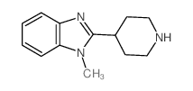 1-甲基-2-哌啶-4-基-1H-苯并咪唑结构式