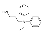 3-(Ethyldiphenylsilyl)propylamine结构式