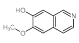 6-methoxyisoquinolin-7-ol structure