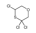 3,3,5-trichloro-1,4-oxathiane structure