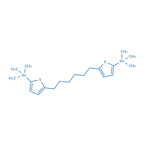 1,6-双(5-(三甲基锡基)噻吩-2-基)己烷图片