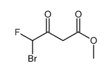 methyl 4-bromo-4-fluoro-3-oxobutanoate结构式