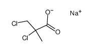 ALPHA,BETA-DICHLOROISOBUTYRIC ACID SODIUM SALT structure