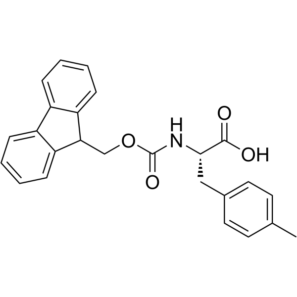 Fmoc-L-4-甲基苯丙氨酸结构式